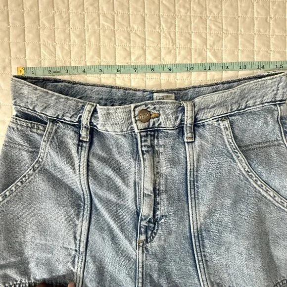 Vintage Lee Workwear Womens Wide-Leg Denim Jeans, Size 30, High-Waist Relax Fit - Picture 8 of 10